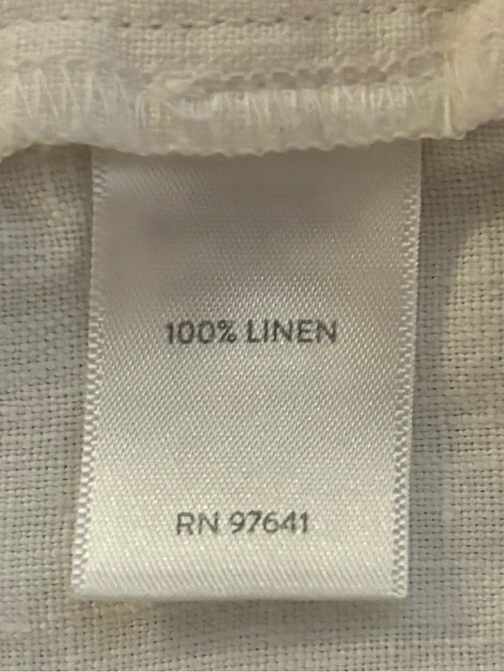 J. Jill White 100% Linen Blend Cropped Sailor Pants XL - Picture 13 of 13